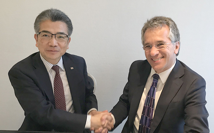 東芝デジタルソリューションズ 取締役社長 錦織弘信、Nebbiolo Technologies Inc. CEO Flavio Bonomi