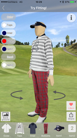 図:CALLAWAY APPARELキャンペーン画面の一例(2)