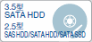 3.5^SATA HDD 2.5^SASHDD/SATAHDD/SATASSD