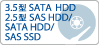 3.5^ SATA HDD 2.5^ SAS HDD/SATA HDD/SAS SSD