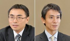 東芝ソリューション 製造・産業・社会インフラソリューション事業部 製造ソリューション技術部 製造ソリューション技術担当 グループ長 小川 雅弘 同上 主査 セールスエンジニア 瀬戸口 達也