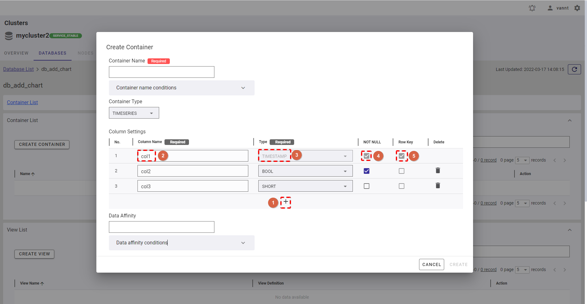 Management GUI Reference for GridDB Cloud (For collaboration ...